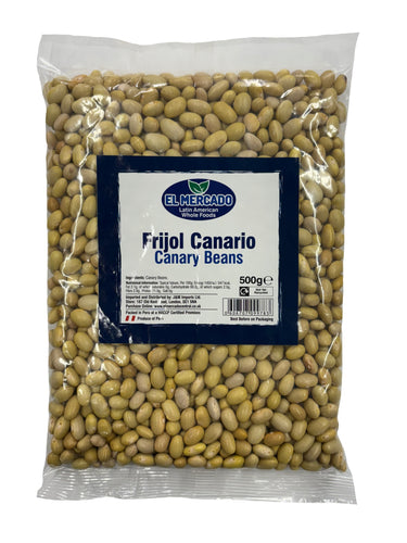 El Mercado Canary Beans - Frijoles Canario 500g