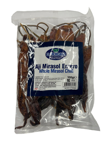 El Mercado Yellow Chilli With Seeds - Aji Mirasol Con Semilla 100g